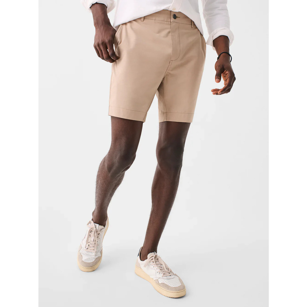 NWT Faherty Belt Loop All Day Short 9" Mens 40 Khaki Tailored Techwear Dad Style